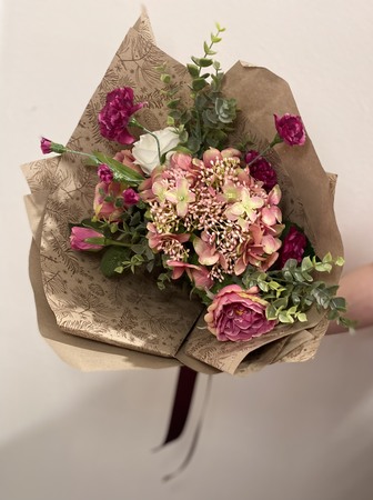 Pink Hydrangea Everlasting Bouquet - image 2