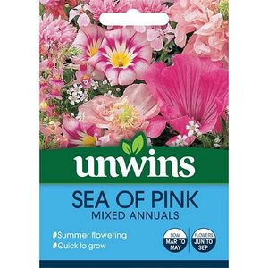 Unwins Sea of Pink Mixed Annuals