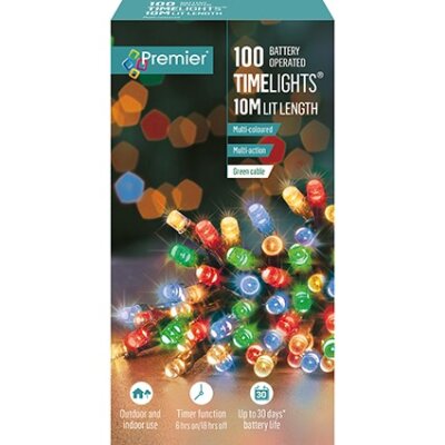 100 M-A Battery-Operated MULTI-COLOUR LEDS Lights