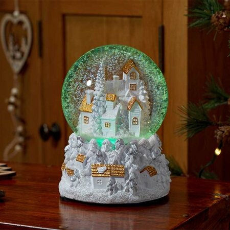 12cm Musical Fantasy Forest SnowSphere