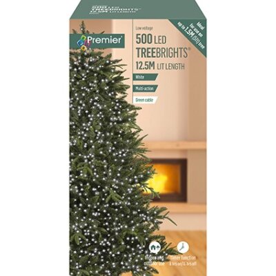 500 M-A LED TREEBRIGHTS TIMER White