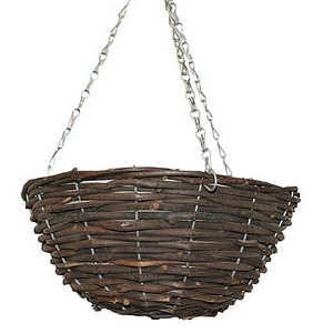 Black Rattan Basket