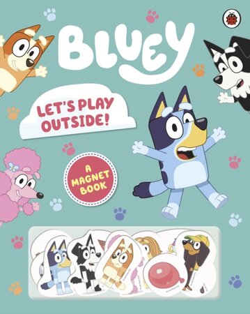 Bluey Lets Play Outside Magnet Book