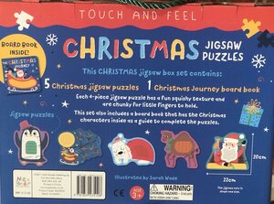 Christmas Feely Jigsaw & Book Santa - image 2