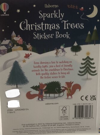 Christmas Sparkly Trees Sticker - image 2