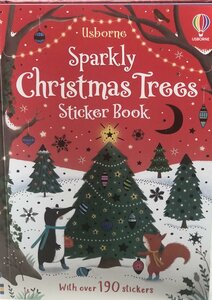 Christmas Sparkly Trees Sticker - image 1