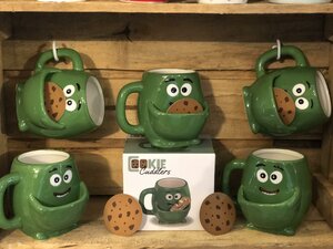 Dolomite Mug, Cookie Cudler, green Monster