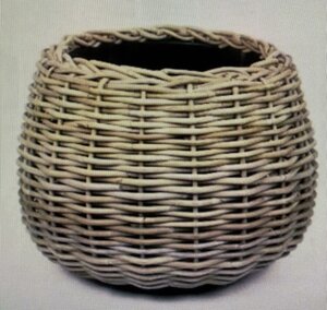 Drypot Tina Rattan Grey d57h44cm