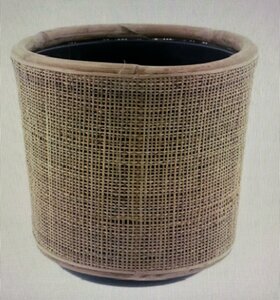 Drypot Webbing Rattan Blond d38h38cm