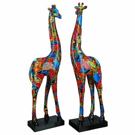 Giraffe "Street Art" Graffiti Polyresin