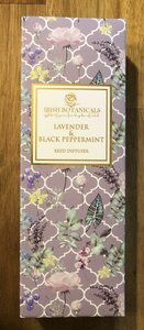 IRISH BOTANICALS LAVENDER & BLACK PEPPERMINT DIFFUSER