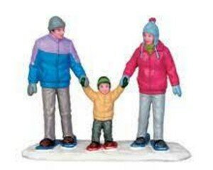 Lemax Family Snow Walking