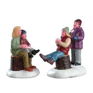 Lemax - QUALITY TIME WITH MOM, SET OF 2