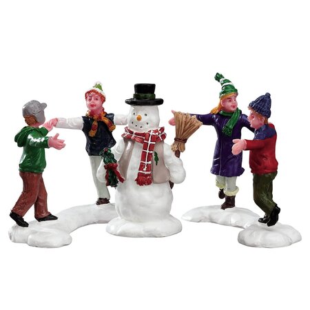 Lemax - RING AROUND THE SNOWMAN, SET OF 3