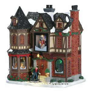 Lemax - SCROOGE'S MANOR, WITH 4.5V ADAPTOR (UK)