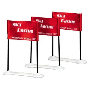 Lemax - SKI RACING FLAG, SET OF 3