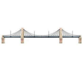 My Village- GRAND SUSPENSION BRIDGE 1:76