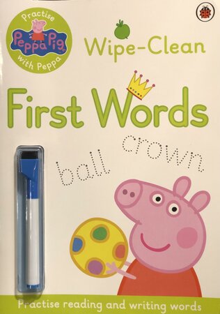 Peppa Pig Wipe Clean First Words