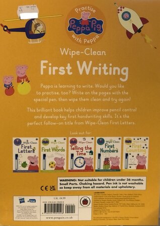 Peppa Pig Wipe Clean First Writing - image 2