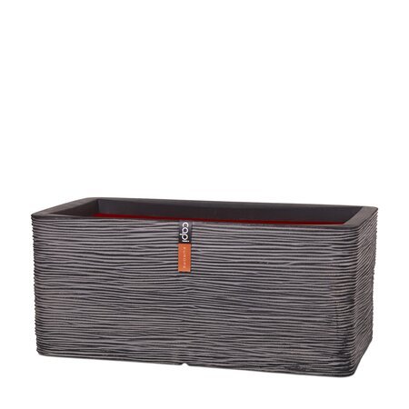 Planter rectangle Rib 73x39x32 anthracite