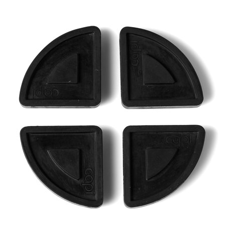 Pot pads outdoor black