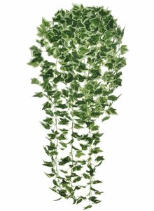 SILK TRAILING IVY BUNCH WHITE/GRN