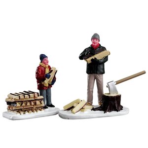 Lemax Stacking Firewood (set of 2)