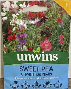 Sweet Pea Unwins 120 Years Mix