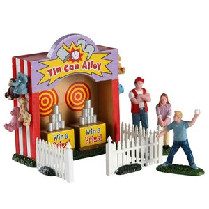 Lemax TIN CAN ALLEY, SET OF 7