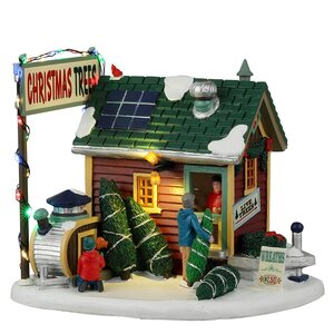 Lemax TINY HOUSE TREE LOT, B/O (4.5V)