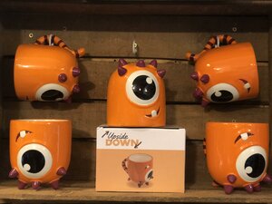 Upside Down Mug, Monster, orange