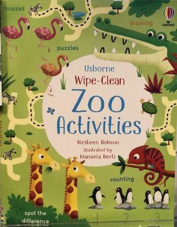 Wipe Clean Zoo Activities - image 1